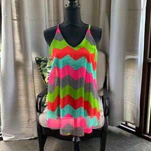 Chevron Sleeveless Shirt